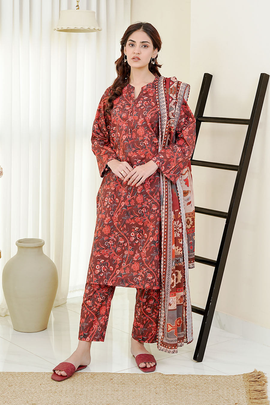 Waniya Stitched 3 Piece Digital Printed Lawn Collection'2025-NATALIA