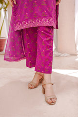Waniya Stitched 3 Piece Embroidery Lawn Summer Collection'2025-Haya