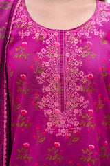 Waniya Stitched 3 Piece Embroidery Lawn Summer Collection'2025-Haya