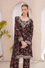 Waniya Stitched 3 Piece Embroidery Lawn Summer Collection'2025-Amara