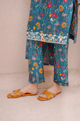 Waniya Stitched 3 Piece Embroidery Lawn Summer Collection'2025-Zeta