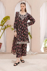 Waniya Stitched 3 Piece Embroidery Lawn Summer Collection'2025-Amara