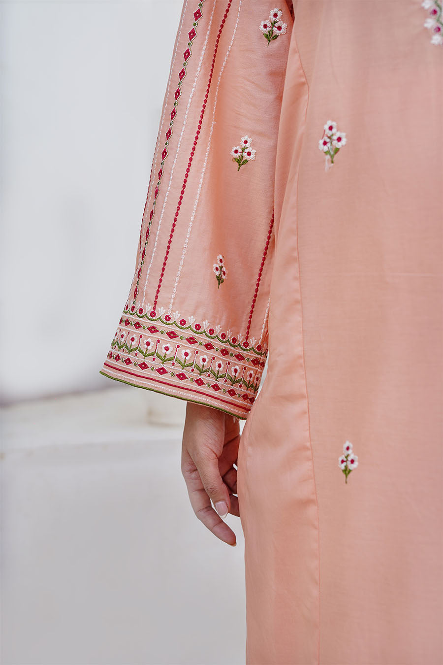 Waniya Stitched 2 Piece Solid Emb Lawn Collection'2025-RAY