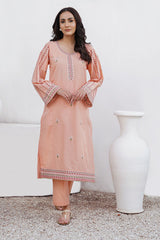 Waniya Stitched 2 Piece Solid Emb Lawn Collection'2025-RAY