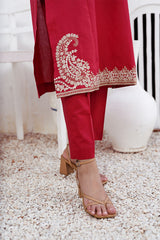 Waniya Stitched 2 Piece Solid Emb Lawn Collection'2025-KAIRA