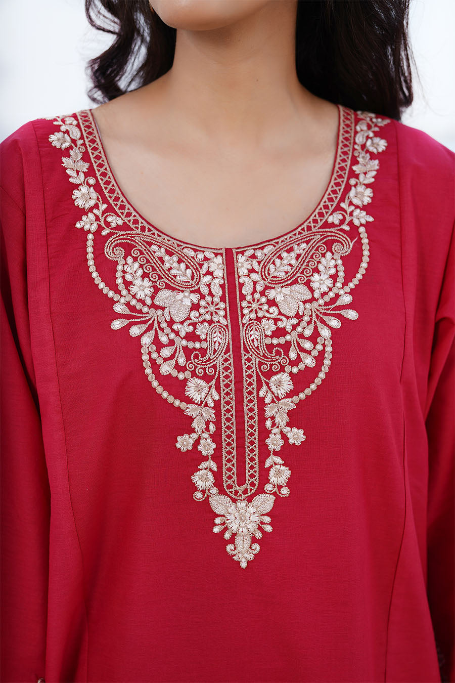 Waniya Stitched 2 Piece Solid Emb Lawn Collection'2025-KAIRA
