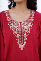 Waniya Stitched 2 Piece Solid Emb Lawn Collection'2025-KAIRA