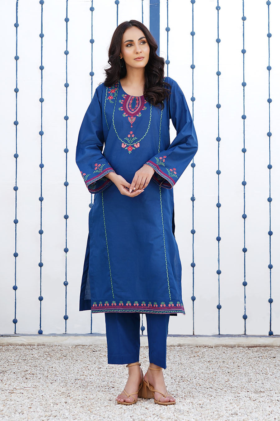 Waniya Stitched 2 Piece Solid Emb Lawn Collection'2025-ZEEVA