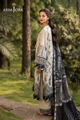 Asim Jofa Unstitched 3 Piece Winter Suit-AJUW-04