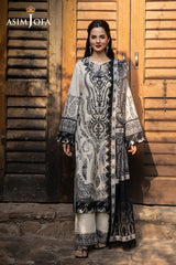 Asim Jofa Unstitched 3 Piece Winter Suit-AJUW-04