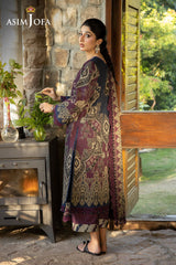 Asim Jofa Unstitched 3 Piece Winter Suit-AJUW-06