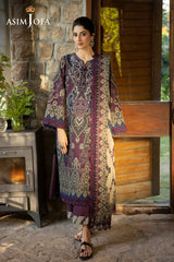 Asim Jofa Unstitched 3 Piece Winter Suit-AJUW-06