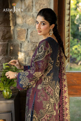 Asim Jofa Unstitched 3 Piece Winter Suit-AJUW-06