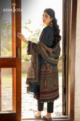 Asim Jofa Unstitched 3 Piece Winter Suit-AJUW-03