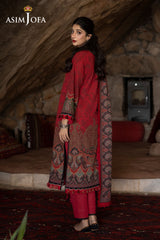 Asim Jofa Unstitched 3 Piece Winter Suit-AJUW-02