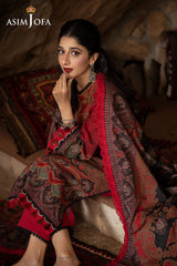 Asim Jofa Unstitched 3 Piece Winter Suit-AJUW-02