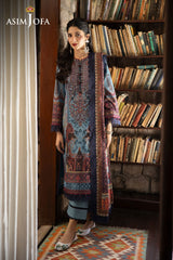 Asim Jofa Unstitched 3 Piece Winter Suit-AJUW-01