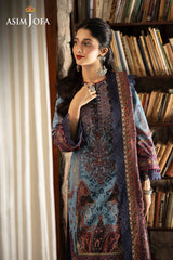 Asim Jofa Unstitched 3 Piece Winter Suit-AJUW-01