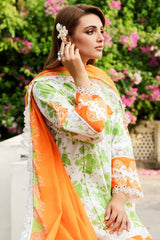 Range By Charizma Unstitched 3 Piece Emb Lawn Vol-03 Suit-CRN4-27