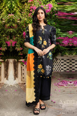 Range By Charizma Unstitched 3 Piece Emb Lawn Vol-03 Suit-CRN4-22