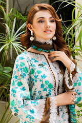 Range By Charizma Unstitched 3 Piece Emb Lawn Vol-03 Suit-CRN4-21