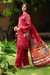 Range By Charizma Unstitched 3 Piece Emb Lawn Vol-03 Suit-CRN4-20