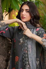Range By Charizma Unstitched 3 Piece Emb Lawn Vol-03 Suit-CRN4-19