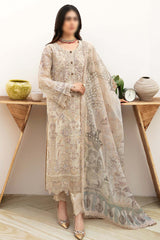 Chevron by Ramsha Unstitched 3 Piece Chiffon Vol-08 Suit-A-802
