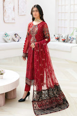 Chevron by Ramsha Unstitched 3 Piece Chiffon Vol-08 Suit-A-803