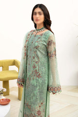 Chevron by Ramsha Unstitched 3 Piece Chiffon Vol-08 Suit-A-804