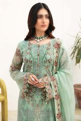 Chevron by Ramsha Unstitched 3 Piece Chiffon Vol-08 Suit-A-804