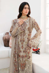 Chevron by Ramsha Unstitched 3 Piece Chiffon Vol-08 Suit-A-806