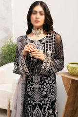 Chevron by Ramsha Unstitched 3 Piece Chiffon Vol-08 Suit-A-807