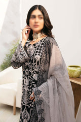 Chevron by Ramsha Unstitched 3 Piece Chiffon Vol-08 Suit-A-807