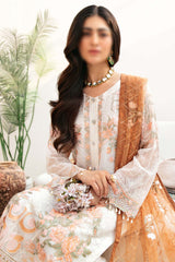Chevron by Ramsha Unstitched 3 Piece Chiffon Vol-08 Suit-A-808