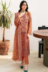 Chevron by Ramsha Unstitched 3 Piece Chiffon Vol-08 Suit-A-810