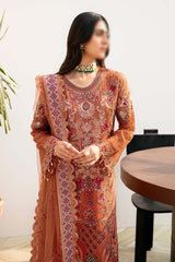 Chevron by Ramsha Unstitched 3 Piece Chiffon Vol-08 Suit-A-810
