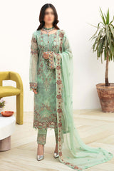 Chevron by Ramsha Unstitched 3 Piece Chiffon Vol-08 Suit-A-804