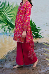 M Basics By Maria B Unstitched 3 Piece Emb Lawn Eid 2 Collection'2024-D-09-A