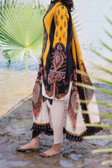 M Basics By Maria B Unstitched 3 Piece Emb Lawn Eid 2 Collection'2024-D-07-B