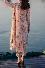 M Basics By Maria B Unstitched 3 Piece Emb Lawn Eid 2 Suit-D-06-A