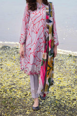 M Basics By Maria B Unstitched 3 Piece Emb Lawn Eid 2 Collection'2024-D-04-A