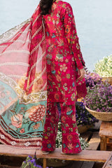 M Basics By Maria B Unstitched 3 Piece Emb Lawn Eid 2 Suit-D-02-B