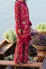 M Basics By Maria B Unstitched 3 Piece Emb Lawn Eid 2 Suit-D-02-B