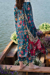M Basics By Maria B Unstitched 3 Piece Emb Lawn Eid 2 Suit-D-02-A