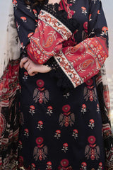 M Basics By Maria B Unstitched 3 Piece Emb Lawn Eid 2 Suit-D-12-A