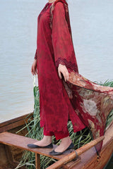 M Basics By Maria B Unstitched 3 Piece Emb Lawn Eid 2 Suit-D-11-A