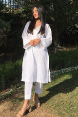 Urban Cut 2 Piece Cotton Embellished stitched suit