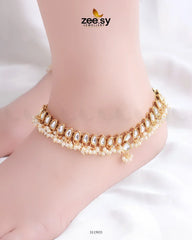 Zultanite Anklet Golden white - Zeesy Jewellery