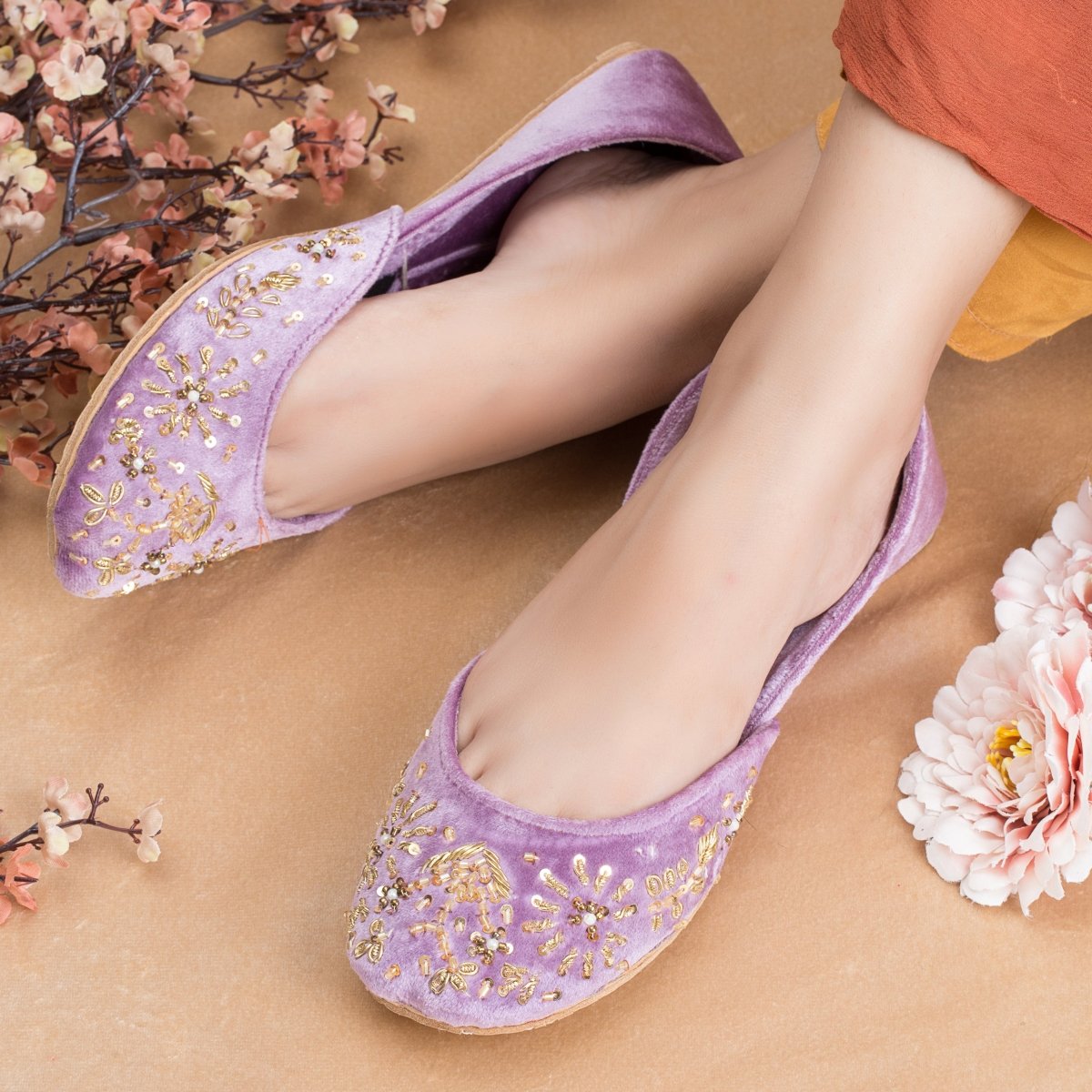 Zuruj Khussa Collection'2025-zun-238-LILAC Purple